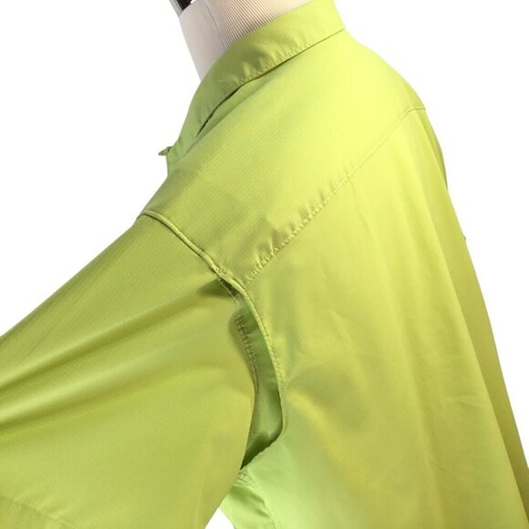 Columbia Vented Fishing Shirt Omni-Wick Advance Evaporation XXL 2X Short Sleeve - Picture 5 of 10